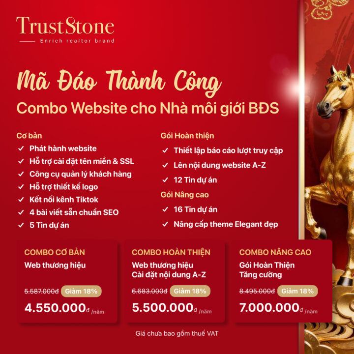 Bảng giá TrustSite mới nhất tháng 3 2026